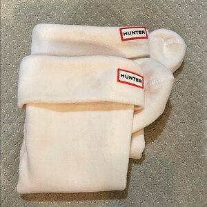 Hunter Soft Cream boot fleece liners